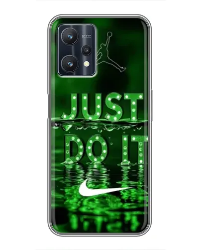 Чехол для Realme 9 Pro с картинкой «Зеленый неоновый Nike»