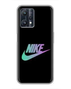 Чехол для Realme 9 Pro с картинкой «Nike — городская ночь»