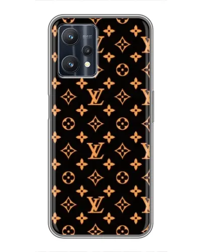 Чехол для Realme 9 Pro с картинкой «Золотая монограмма LV» Чехол для Realme 9 Pro с картинкой «Золотая монограмма LV»