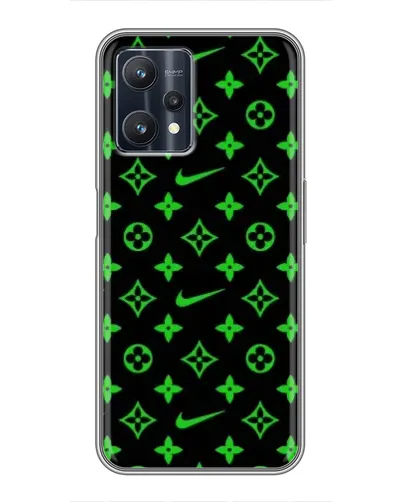 Чехол для Realme 9 Pro с картинкой «Неоновый принт LV» Чехол для Realme 9 Pro с картинкой «Неоновый принт LV»