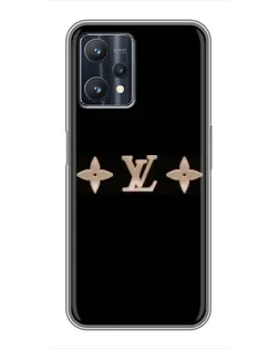Чехол для Realme 9 Pro с картинкой «Louis Vuitton — минимализм»