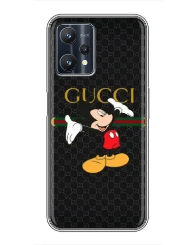 Чехол для Realme 9 Pro с картинкой «Микки Маус Gucci»