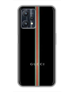 Чехол для Realme 9 Pro с картинкой «Gucci — строгая линия»