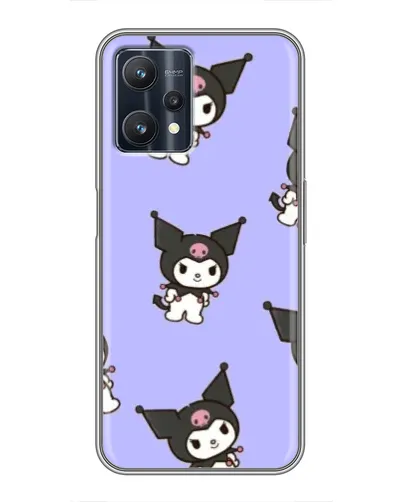 Чохол для Realme 9 Pro з картинкою «Паттерн з Kuromi»