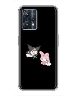 Чохол для Realme 9 Pro з картинкою «My Melody та Kuromi» Чохол для Realme 9 Pro з картинкою «My Melody та Kuromi»
