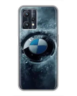 Чехол для Realme 9 Pro с картинкой «Логотип BMW — лед» Чехол для Realme 9 Pro с картинкой «Логотип BMW — лед»