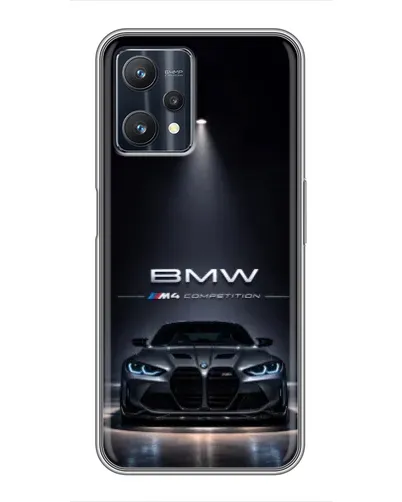 Чехол для Realme 9 Pro с картинкой «BMW сквозь ночной город» Чехол для Realme 9 Pro с картинкой «BMW сквозь ночной город»