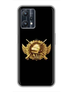 Чехол для Realme 9 Pro с картинкой «PUBG — оранжевый градиент» Чехол для Realme 9 Pro с картинкой «PUBG — оранжевый градиент»
