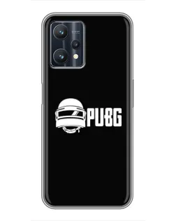 Чехол для Realme 9 Pro с картинкой «PUBG — классический лого»