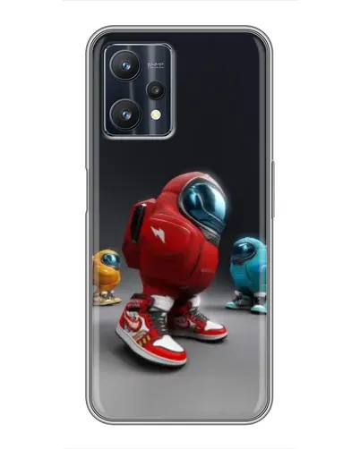 Чехол для Realme 9 Pro с картинкой «Among Us — 3D стиль»