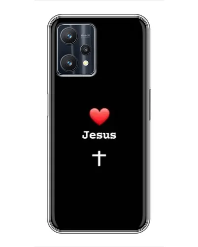 Чохол для Realme 9 Pro з картинкою «Серце - Jesus»