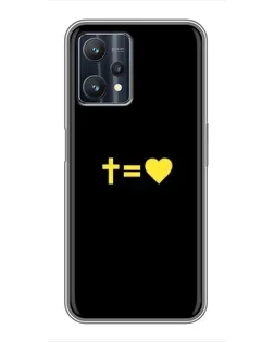 Чохол для Realme 9 Pro з картинкою «Серце та Хрест»