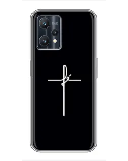 Чехол для Realme 9 Pro с картинкой «Тонкий крест»