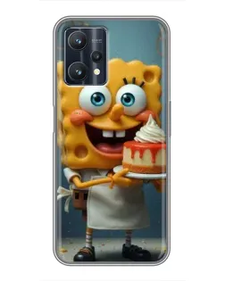 Чохол для Realme 9 Pro з картинкою «Кухар Спанч Боб»