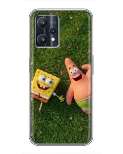 Чехол для Realme 9 Pro с картинкой «Друзья на лужайке» Чехол для Realme 9 Pro с картинкой «Друзья на лужайке»