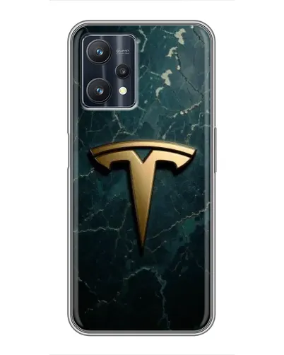 Чехол для Realme 9 Pro с картинкой «Мраморная Tesla Gold» Чехол для Realme 9 Pro с картинкой «Мраморная Tesla Gold»