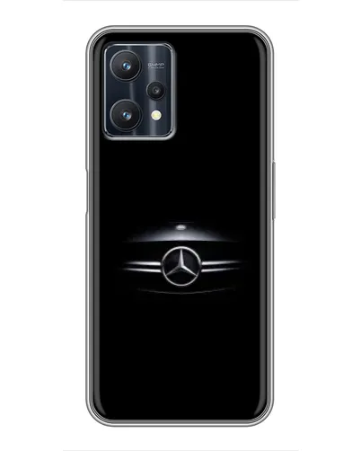Чехол для Realme 9 Pro с картинкой «Mercedes — абстрактные линии»