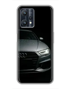 Чехол для Realme 9 Pro с картинкой «Audi — детализация кузова»