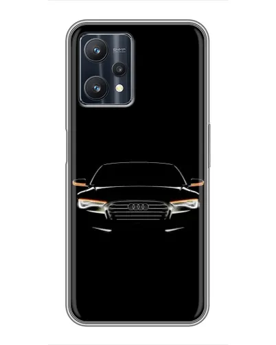 Чехол для Realme 9 Pro с картинкой «Audi — ночной контур»