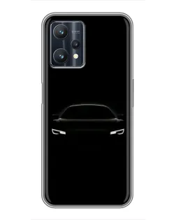 Чехол для Realme 9 Pro с картинкой «Взгляд Audi в темноте»