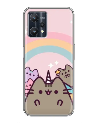 Чехол для Realme 9 Pro с картинкой «Единорог Pusheen» Чехол для Realme 9 Pro с картинкой «Единорог Pusheen»