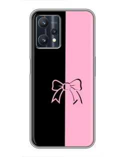 Чехол для Realme 9 Pro с картинкой «Половинки банта»