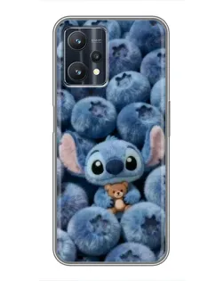 Чехол для Realme 9 Pro с картинкой «Стич и голубика» Чехол для Realme 9 Pro с картинкой «Стич и голубика»