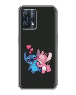 Чехол для Realme 9 Pro с картинкой «Анжел целует Стича» Чехол для Realme 9 Pro с картинкой «Анжел целует Стича»