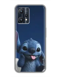 Чехол для Realme 9 Pro с картинкой «Стич в облаках» Чехол для Realme 9 Pro с картинкой «Стич в облаках»