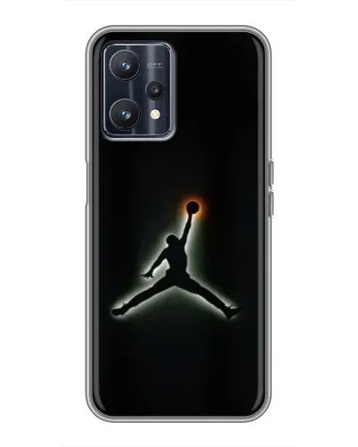 Чехол для Realme 9 с картинкой «Jordan Gradient Logo»
