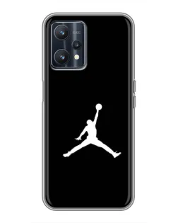 Чехол для Realme 9 с картинкой «Jordan Silhouette»