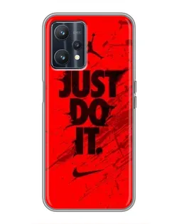Чехол для Realme 9 с картинкой «Nike Just Do It»