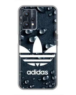 Чехол для Realme 9 с картинкой «Adidas Trefoil Blue»