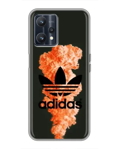 Чехол для Realme 9 с картинкой «Оранжевый дым Adidas» Чехол для Realme 9 с картинкой «Оранжевый дым Adidas»