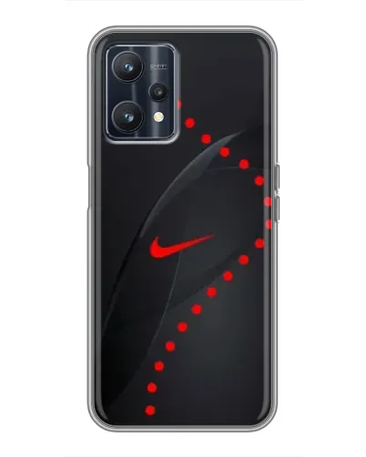 Чехол для Realme 9 с картинкой «Абстрактный дизайн Nike»