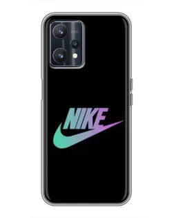 Чехол для Realme 9 с картинкой «Nike — городская ночь»
