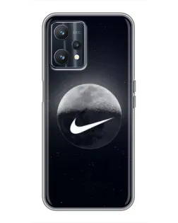 Чехол для Realme 9 с картинкой «Nike в стиле граффити»