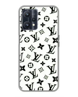 Чехол для Realme 9 с картинкой «Монохромный хаос LV»
