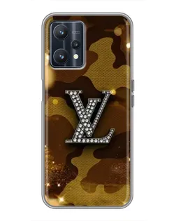 Чехол для Realme 9 с картинкой «Камуфляжный Louis Vuitton»
