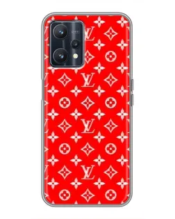Чехол для Realme 9 с картинкой «Яркий паттерн LV»