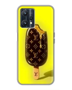 Чехол для Realme 9 с картинкой «Мороженое от LV»