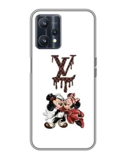 Чехол для Realme 9 с картинкой «LV и Микки Маус»