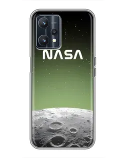 Чехол для Realme 9 с картинкой «NASA — лунный градиент»