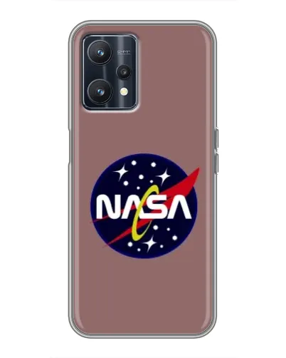 Чехол для Realme 9 с картинкой «NASA — ретро космос» Чехол для Realme 9 с картинкой «NASA — ретро космос»