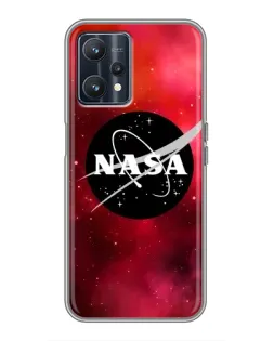 Чехол для Realme 9 с картинкой «NASA — красная туманность»