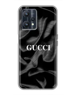 Чехол для Realme 9 с картинкой «Gucci — шелковые волны»