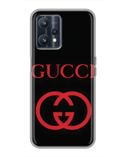 Чехол для Realme 9 с картинкой «Gucci — красный логотип» Чехол для Realme 9 с картинкой «Gucci — красный логотип»