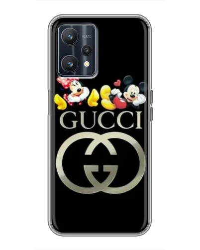 Чехол для Realme 9 с картинкой «Gucci — герои Disney» Чехол для Realme 9 с картинкой «Gucci — герои Disney»