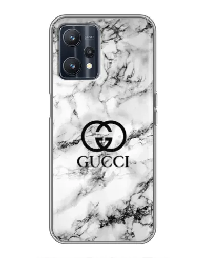 Чехол для Realme 9 с картинкой «Gucci — мраморный шик» Чехол для Realme 9 с картинкой «Gucci — мраморный шик»