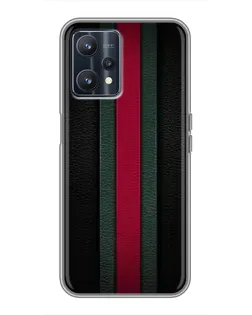 Чехол для Realme 9 с картинкой «Gucci — неоновая линия»